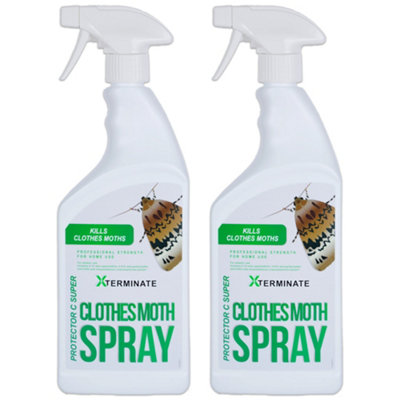 Xterminate Clothes Moth Killer Spray Treatment 2L Professional Strength Formula For Home Use from B&Q