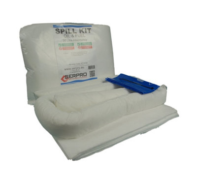 Serpro spill management 20 Litre Oil And Fuel Spill Kit from B&Q