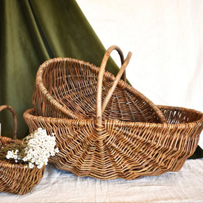 Nutley's Kitchen Gardens Nutley's Medium Willow Hand Made Trug from B&Q