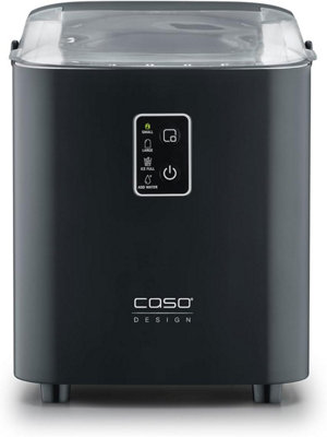 Caso Icechef Compact Countertop Ice Maker Machine 1L 12Kg/24H Self-Clean Black from B&Q