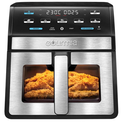 B&Q Gourmia 7.6L Digital Air Fryer With Light & Window Gaf818