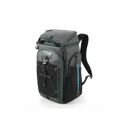 Titan 26 Can Backpack Cooler Deep Freeze Insulated Leak Proof -Grey from B&Q