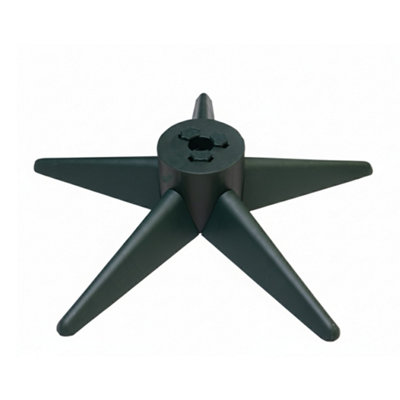 PegdevPdl Artificial Christmas Tree Stand With 5 Legs And 3 Adjustable Clamps Fits 3/4 7/8 Or 1 1/4 Inch Trees from B&Q