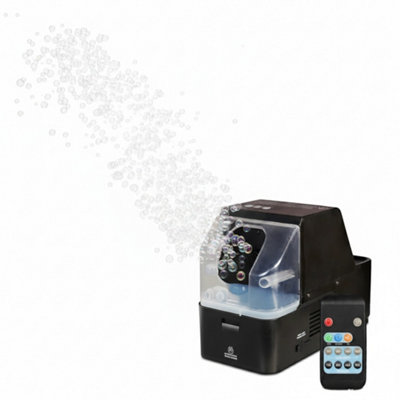 Pegdev Unisex Black Portable Bubble Fog Machine With Remote Control & Timer In - Image 2
