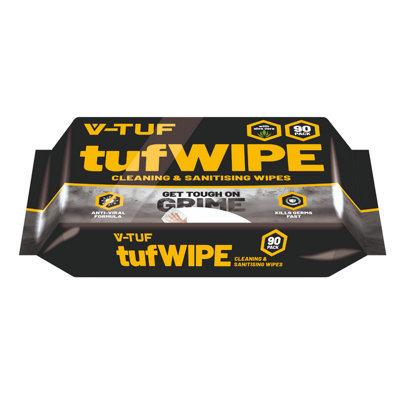 V-Tuf Combat WipesAntibacterial & Antiviral Cleaning & Sanitising Wipes from B&Q