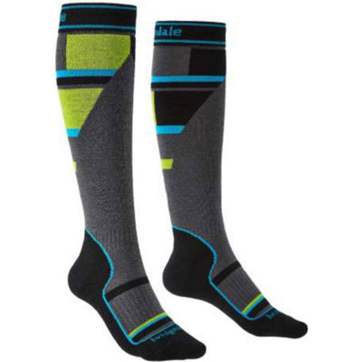 Bridgedale Socks Bridgedale Junior Midweight Merino Performance Endurance Ski SocksUk: 3-5Grey/green from B&Q