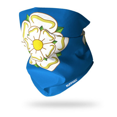 Ruffnek Yorkshire Rose Flag Snood Neck Gaiter Tube Scarf For WorkwearRunningHikingCamping And Travel from B&Q