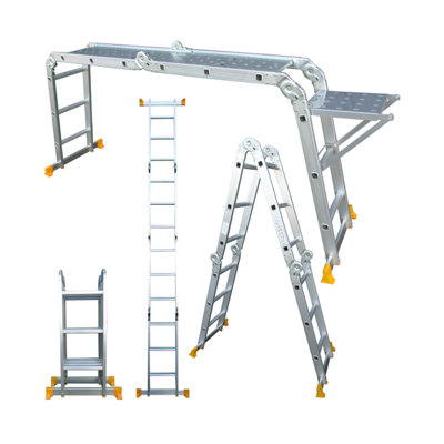 B&Q -  Aluminium Multipurpose Ladder 3.4M