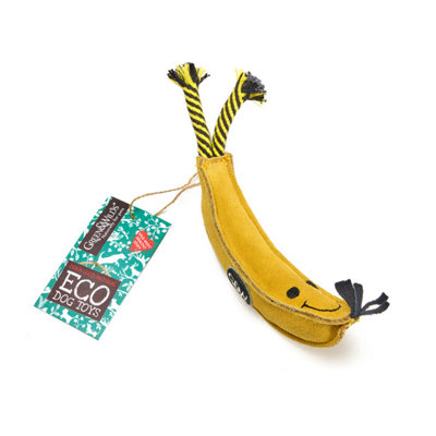 B&Q -  Eco Dog Toy Barry The Banana