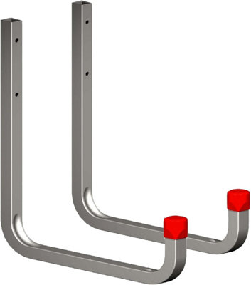 Wall Mounted Storage Hooks For Garage Heavy Duty Tool Hooks 40Kg Load Capacity Wall Hooks Pack Of 2 from B&Q