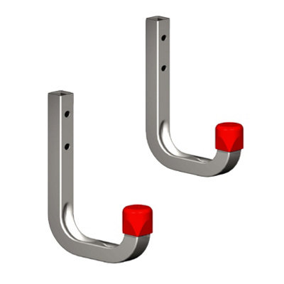 2 X 80mm Storage Wall Hooks 45Kg Galvanised SteelGarages Sheds Ladders & Tools from B&Q