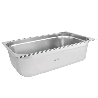 eZone Gastronorm 1/1 Size Stainless Steel Bain Marie Food Container Pot Pan 150mm from B&Q