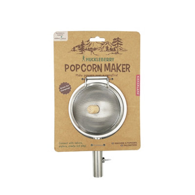 Kikkerland Huckleberry Popcorn Maker Portable Campfire Basket For Popping Kernels from B&Q