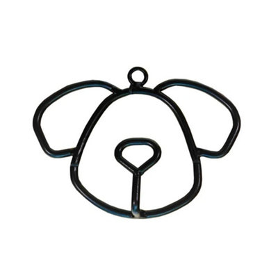 Kikkerland Kobe Pet Iron Lead Hook Black from B&Q