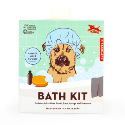 Kikkerland Kobe Dog Bath KitLavender from B&Q