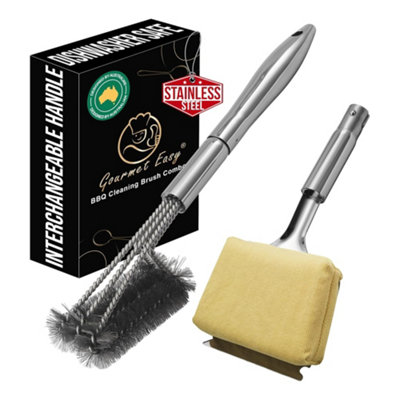 Gourmet Easy Stainless Steel Bbq BrushYellow from B&Q