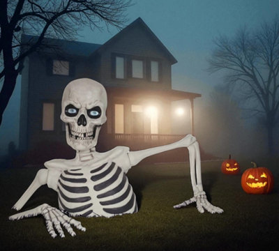 5Ft Giant Animated Ground Breaking Skeleton