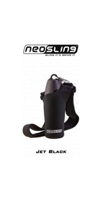 H2O4K9 Portable Pet Dog Water Bottle Carrier Sling Neosling Black from B&Q