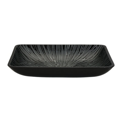 Darphe Basin Tempered Glass Countertop Washbasin Vessel Sink from B&Q