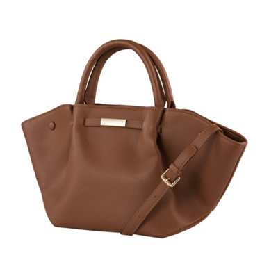 B&Q -  Pu Leather Single-Shoulder Bag Handbag With Crossbody Strap