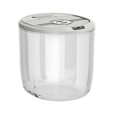 Living And Home Cream White And Clear 10Kg Airtight Rice Storage Container With Measuring Cup25Cm W X 29Cm D X 28Cm H from B&Q