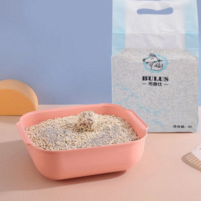 Darphe Natural Biodegradable Tofu Cat Litter For Odour Control And Easy Cleanup6L from B&Q