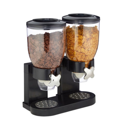 Darphe 7L Dual-Control Dry Food Dispenser Cereal Storage Containers from B&Q