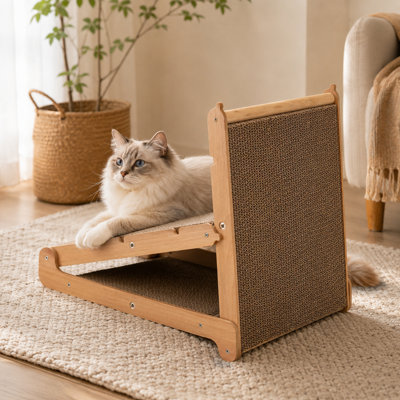 B&Q -  Freestanding Foldable Multi-Functional Cat Scratcher112Cm L