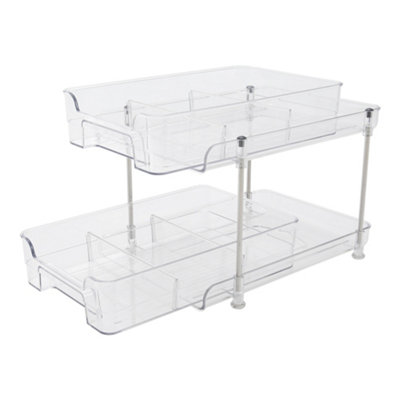 Darphe 2 Tier Skincare Organizer Desk Organiser For Makeup Cosmetic Perfume from B&Q