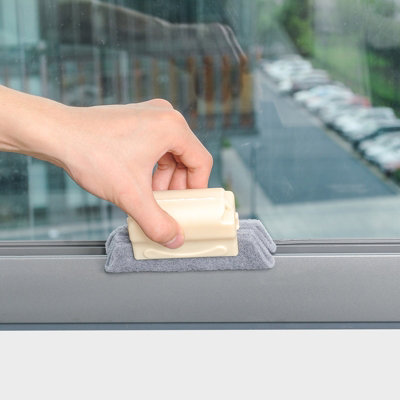 Darphe Replacement Window Groove Cleaning Brush Head Sponge Refill Grey from B&Q