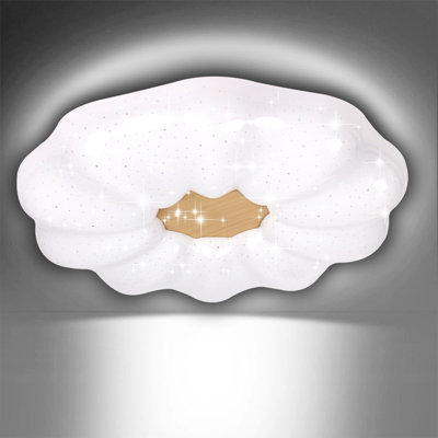 Komore 24W Led Ceiling Light 6500K,2500 Lumen,flower Shape from B&Q