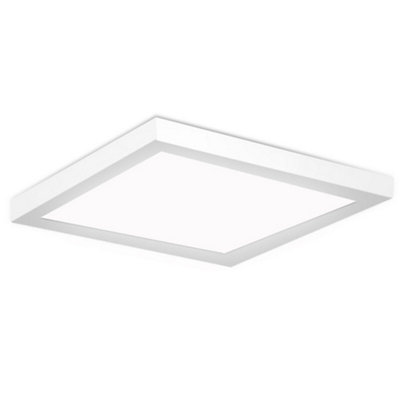 Komore 12W 175mm Led Square Flush Ceiling LightDaylight from B&Q