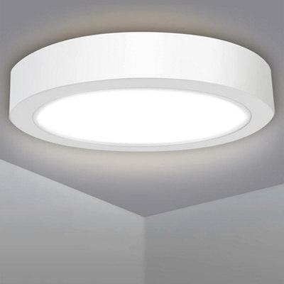 Komore 18W Led Round Ceiling Light6500K Daylight White from B&Q
