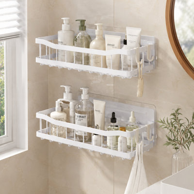 Darphe 2-Pack Magnetic Fridge Storage Rack Shelf Organiser from B&Q