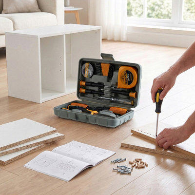 Living And Home 15 Piece Multi Purpose Tool Kit For Home Repair