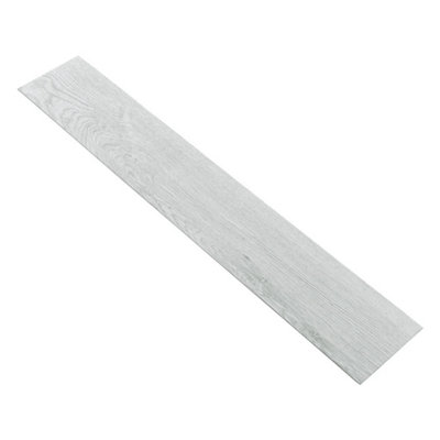 Darphe Wood Grain Effect Self Adhesive Vinyl Floor Planks 5 Square Meters 36 Pieces from B&Q