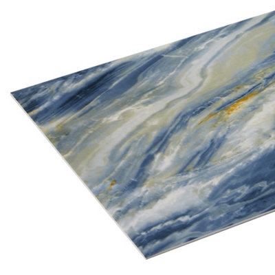 Darphe Easy Apply Marble Pattern Peel And Stick Wall Tiles 10 Pack 60Cm Length X 30Cm Width from B&Q