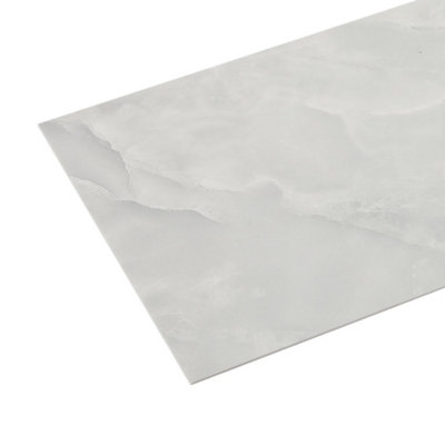 Darphe Marble Design Peel And Stick Tiles Pack Of 10 Waterproof Wall Panels 60Cm Length X 30Cm Width from B&Q