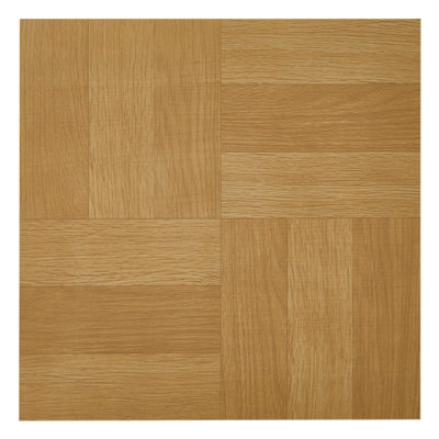 Darphe 30 Pieces Self Adhesive Pvc Parquet Flooring Tiles Set from B&Q