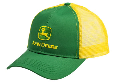 John Deere Green & Yellow Trucker Baseball Cap from B&Q