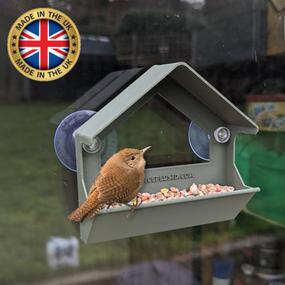 Window Mounted Bird Feeder  Suction Cup Feeder For Small Birds from B&Q