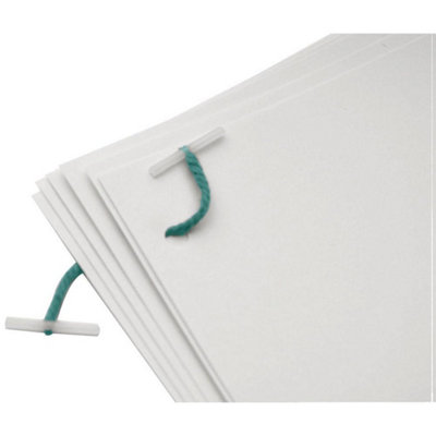 Nice Price Q-Connect 76mm Plastic Ended Treasury Tag (Pack Of 100)Green from B&Q