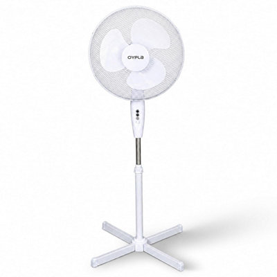 Oypla Electrical 16 Oscillating Pedestal Electric Cooling Fan from B&Q