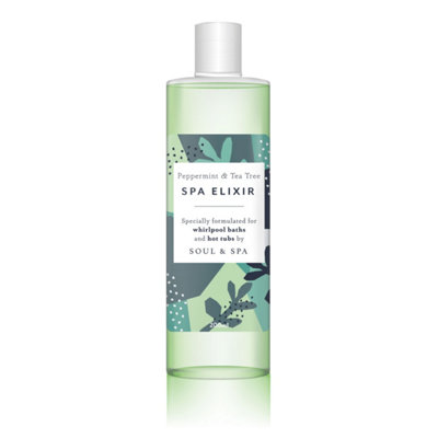 Peppermint & Tea Tree Spa Elixir For Hot Tub And Jetted Bath from B&Q