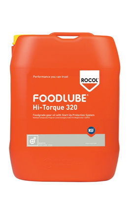 Rocol 15765 Foodlube Hi-Torque 320 With Sups (Nsf Reg) Food Grade Gear Oil 20L from B&Q