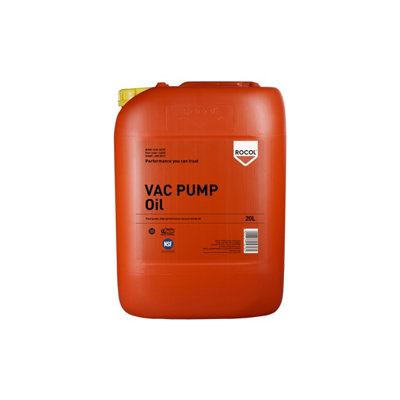 Rocol 16805 Vac Pump Oil (Nsf Reg) Food Grade Compressor And Hydraulic Oil 20L from B&Q