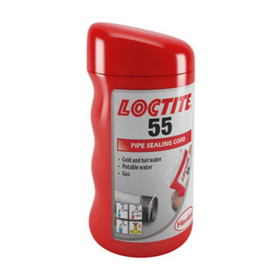 Loctite 55 Pipe Sealing Cord 150M 3 Pack from B&Q