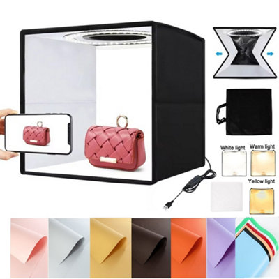 Puluz 25Cm Led Photo Studio Light Box Tent For Product Photography from B&Q