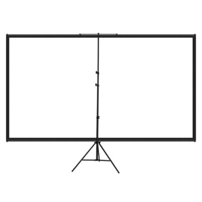 84" Projector Screen W/tripod Stand Portable Home Outdoor Movie Screen 16:9 4K from B&Q
