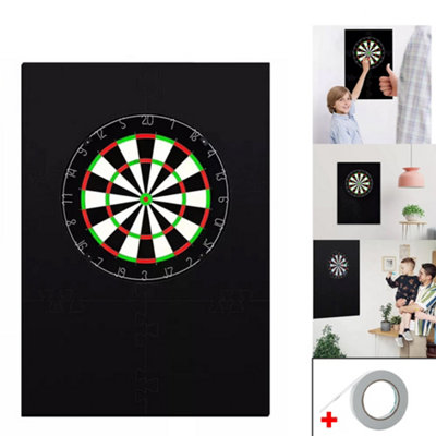 Extended Length Dartboard Surround Rectangular Eva Dart Board Wall Protector from B&Q